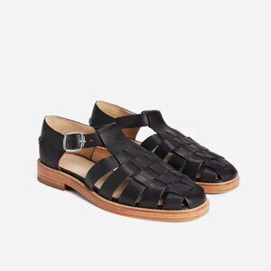 Everlane | Fisherman Sandals | Black Leather | Size 9.5 US